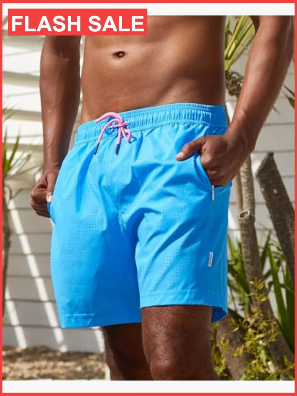 Mens Swim Trunks with Compression Liner 5